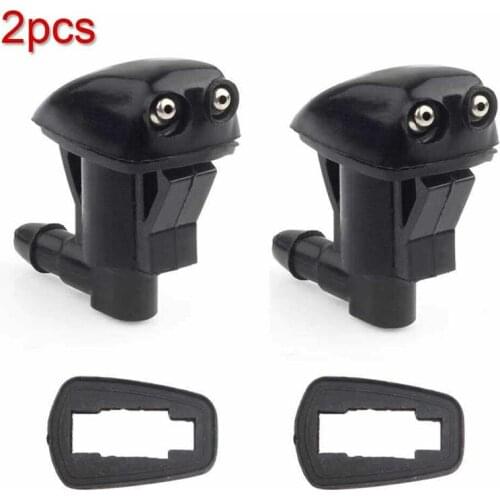 2Pcs Auto Car Plastic Windshield Washer Wiper Water Spray Nozzle For Toyota Corolla Camry xv3 Dodge Vehicle Car Accessories