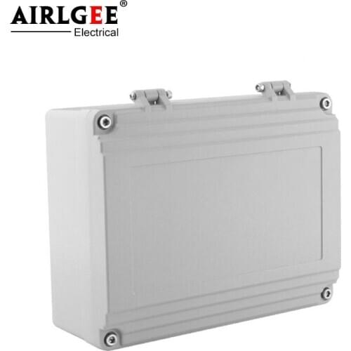 250 * 190 * 90mm die-cast aluminum housing IP66 waterproof control box cable junction box with hinge large multi-function box