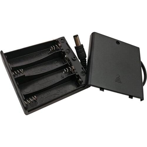 5th 4th section with cover with switch dc head 2.1*5.5 5th four sections AA*4 battery compartment with cover 6V