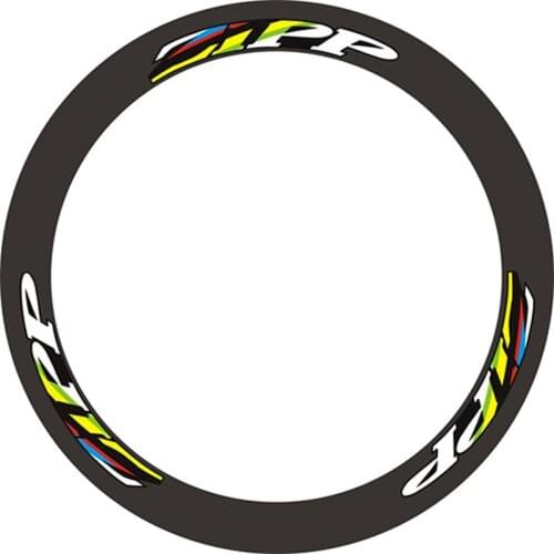 700c 38/40/45/50/60/88 zipp firecrest Champion Rainbow Edition Sticker road bike carbon cutter rim wheel bike custom firebird