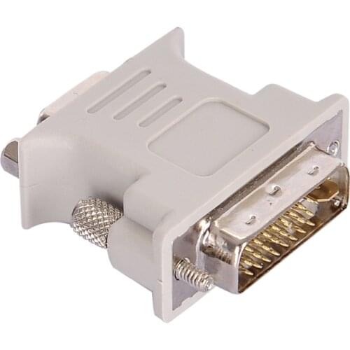 DVI-I DVI-A Male to VGA SVGA HD 15 pin Female Analog Video Adapter for Graphics Card GPU Laptop,DVI to VGA LED Monitor Adapter