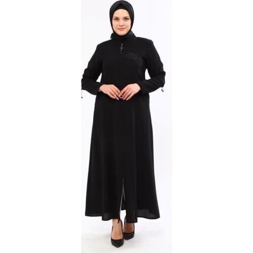 1958 islamic womens clothing Women Long Sleeve Muslim Abaya women dress Embroidered Hijab Abaya Big Size Muslim Hijab Dress