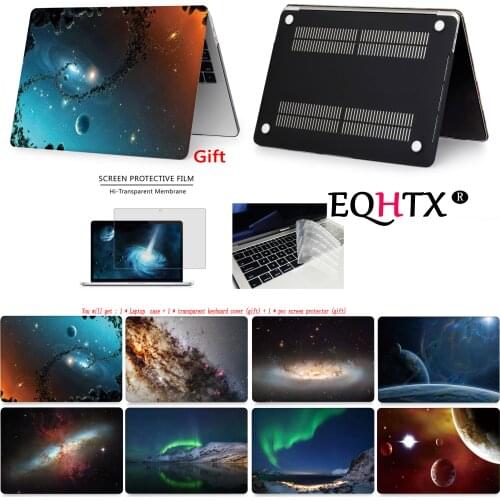 For MacBook New Air Pro 13 15 Touch bar Laptop Case For Mac Book Air Pro Retina 11.6 12 13.3 15.4 inch New Planet Series Case