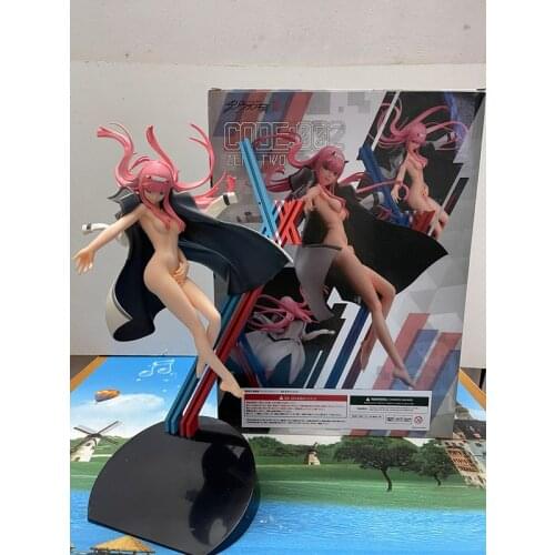 34cm Japanese Anime Figure Zero Two DARLING in the FRANXX 002 Action Figure PVC Sexy Girl Toys Collection Gift