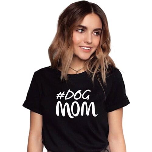 Harajuku Dog Mom Shirt Mothers Day Gift Womans T Shirt Dog Shirt Dog Lover Graphic Tees summer tops