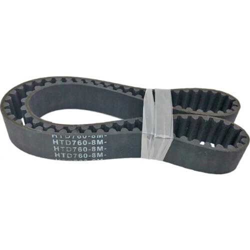 HTD720-8M HTD728-8M HTD736-8M HTD744-8M HTD752-8M HTD760-8M HTD768-8M Rubber Timing Belt Black 1PC