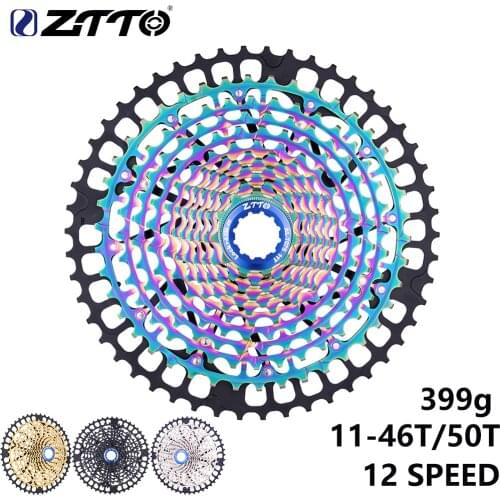 ZTTO MTB Bike 12 Speed 11-50T Cassette Ultralight 12s Freewheel k7 sprocket 12s 11-46t Ultimate Mountain Bike Parts for HG Hub