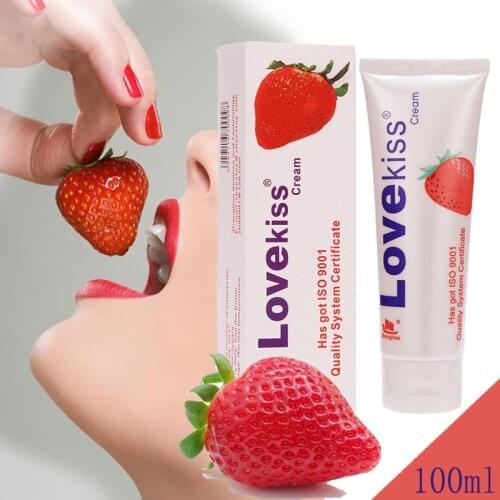 Fruit Flavor Lubricant for Anal Sex Oral Sex Strawberry Lubricants Massage Oil Lubricating Oil Dropshipping 100ml