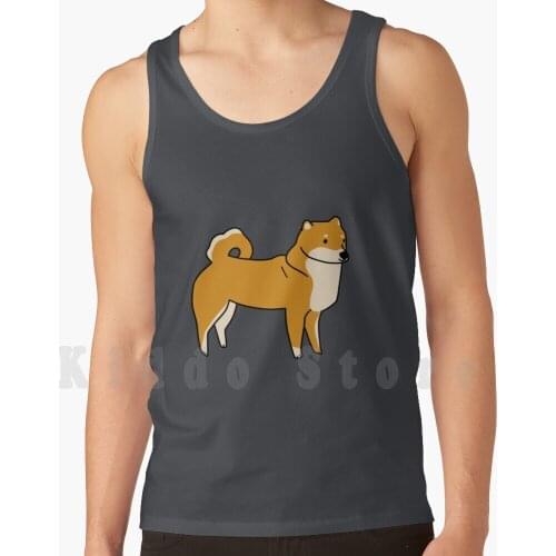Shiba Inu tank tops vest 100% Cotton Shiba Shiba Dog Shiba Dogs Shibas Shiba Inu Dog Dogs Doggy Doggies Pets Pet