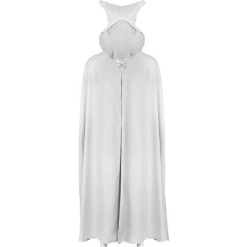 Ahsoka Tano Cosplay Cloak Anakin White Mantle Halloween Cosplay Props Length 148cm