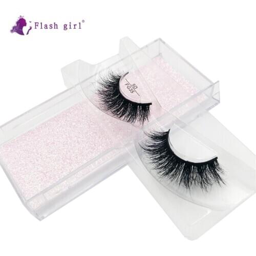 New Style 5D Mink Eyelashes Cruelty Free 100% Handmade Fake Eye Lashes High Volume Fluffy False Eyelashes Makeup Beauty FG35