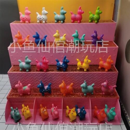 Original multi-style Q cute RODY jumping horse soft rubber pinch will call the model hand-made ornaments childrens play toys