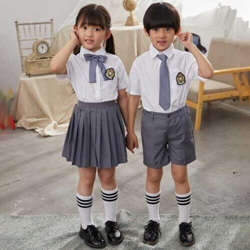 Autumn Kindergarten Uniform Primary Secondary School Chorus Performance Costumes England Style Children School Uniforms