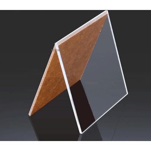 200*200mm Transparent Plexiglass Clear plastic Sheet acrylic board organic glass polymethyl methacrylate thickness 1mm 3mm 8mm