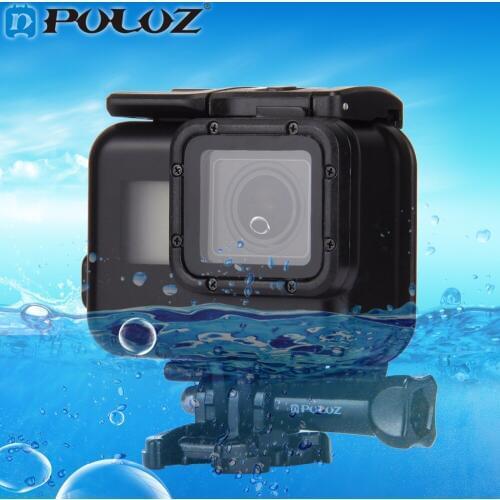 PU226 2 in 1 for GoPro HERO5/5 Black edition Back Cover+30m Underwater Waterproof Housing Hard Diving Protective Case w/h Mount