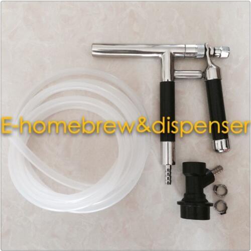 Pluto Gun Disconnect with beer line and ball lock coupler for connect to cornelius keg