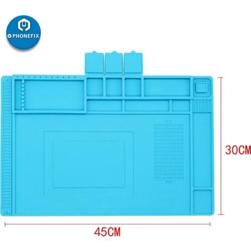 Heat Insulation Working Mat Heat-resistant Soldering Station Repair Insulation Pad Insulator Pad Rework Maintenance Platform