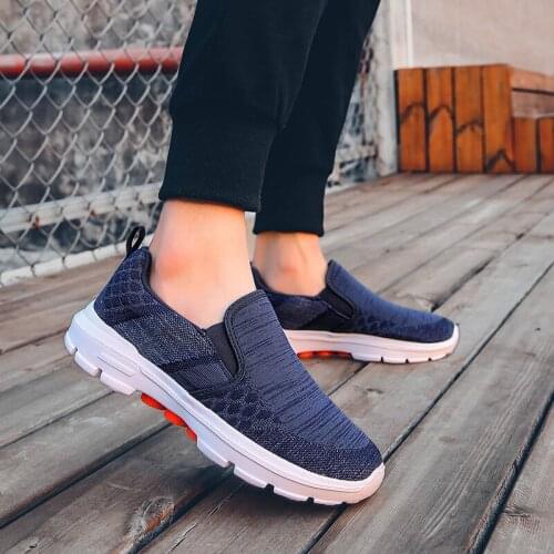 Men Shoes Fashion Breathable Men Casual Shoes Brand flying woven casual mens shoes walking shoes large size shoes 2021 New