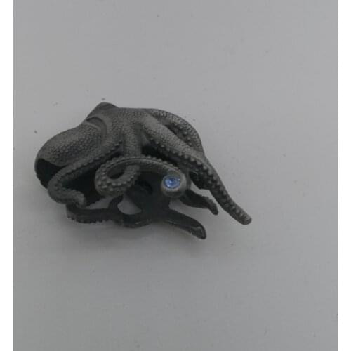 Creative 3D Octopus Carving Metal Badge DIY Lighter Accessories For ZP Zorro Kerosene Lighter To Decorate Smoking Gadgets