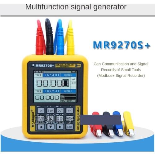 Upgraded MR9270S+ 4-20mA Signal Generator Calibration Current voltage PT100 thermocouple Pressure transmitter Logger