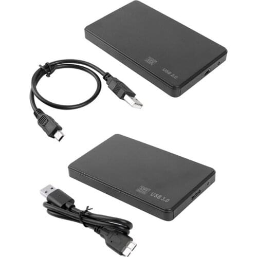 3TB 480M/5Gbps High Speed External Mobile Box USB 2.0/3.0 Enclosure Case 2.5 inch SATA SSD HDD Mobile Box for Laptop PC