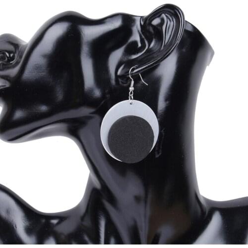 Women Current Simple Drop Earrings Classic Black Beads Jewellery Bohemia Ladies Earrings Aesthetic Round Jewelry For Party Gift