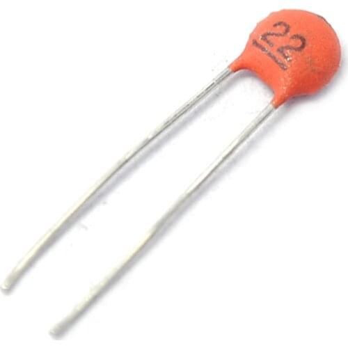 100PCS/LOT Ceramic Capacitor 22PF 22P 50V