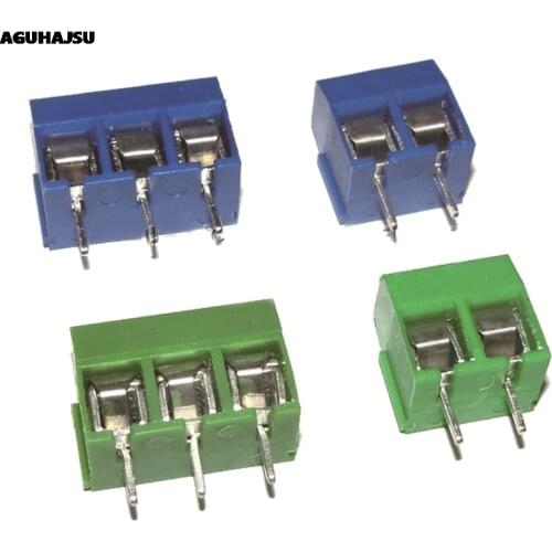 20pcs KF301-2P/KF301-3P KF301-5.0-2P KF301-5.0-3P KF301 5.08mm Plug-in Screw Connector