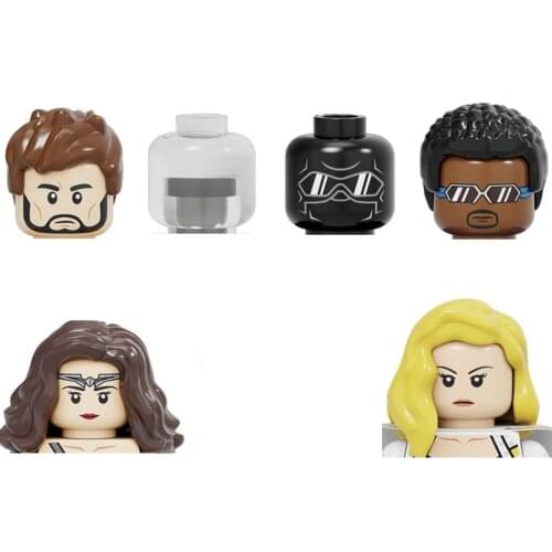 8pcs The Boy Homelander Starlight A-Train Queen Maeve Deep Black Noir Building BlocksToys For Kids gifts