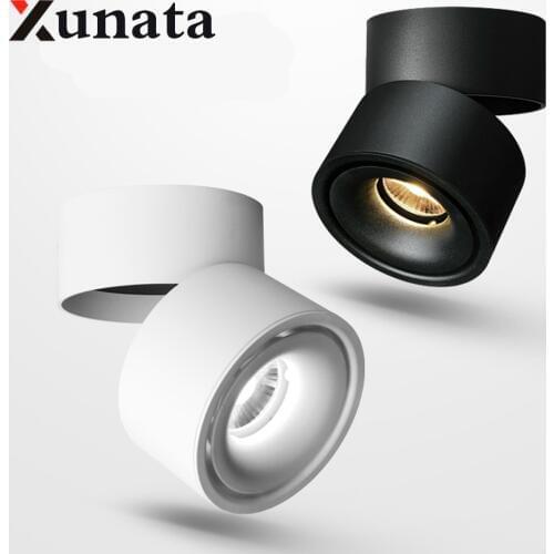 AC85-240V LED Ceiling Light COB 360° Rotatable LED Spotlight Ceiling lighting 3W/5W/7W/10W/12W Modern Floodlight indoor lighting