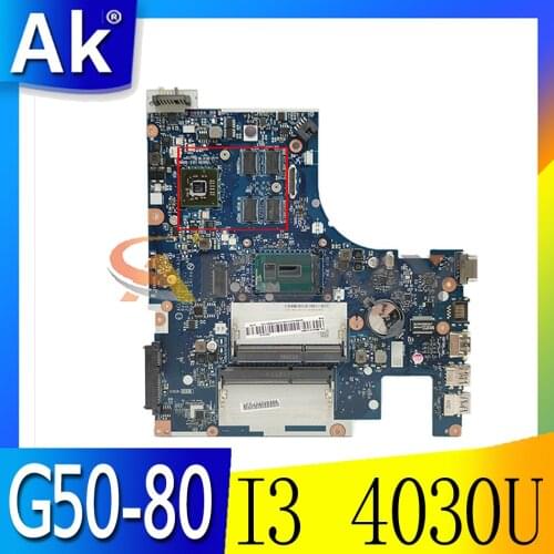 Akemy ACLU3/ACLU4 NM-A361 Motherboard For Lenovo G50-80 G50-80M Laptop Motherboard CPU I3 4030U R5 M330 DDR3 100% Test Work