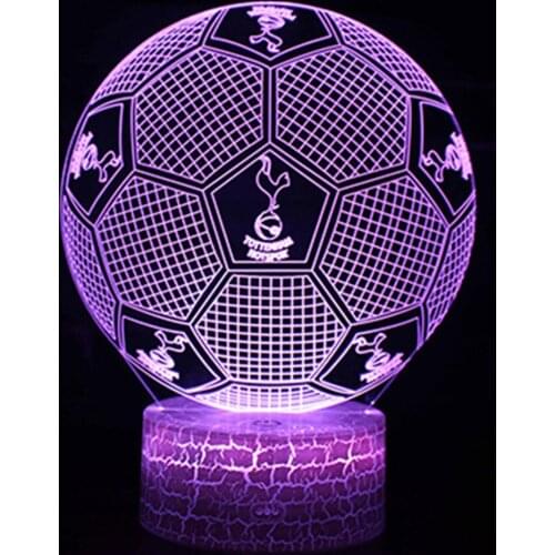 Acrylic Light Board(Soccer) 4mm 6mm USB LED Decoration Home ChildrenS Room Bedside Night Light Decoration Light LED