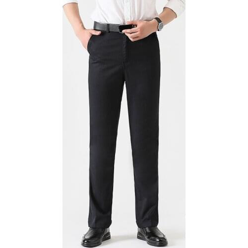 MRMT 2021 Brand Spring Summer Mens Trousers Cotton Thin High Waist Straight Barrel Loose Pants for Male Casual Trousers