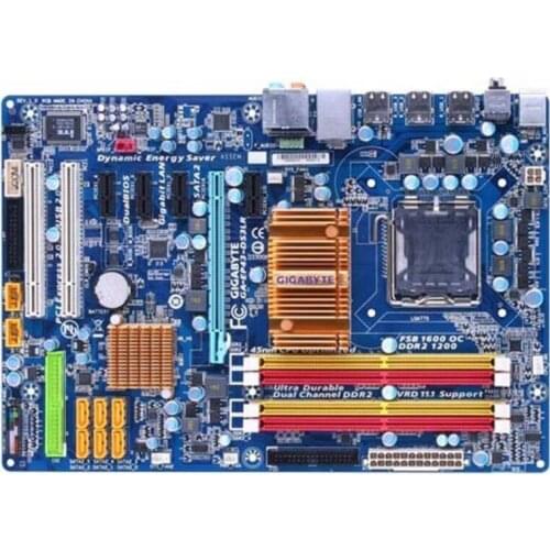 For Gigabyte GA-EP43-DS3LR Original Used Desktop Motherboard EP43-DS3LR P43 Socket LGA 775 DDR2 ATX On Sale