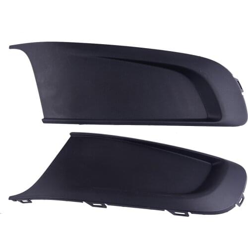 DWCX 1 Pair Front Fog Light Bumper Lower Grille Cover Trim Without Hole 2K5853666 2K5853665 Fit For VW Caddy MKIII Touran