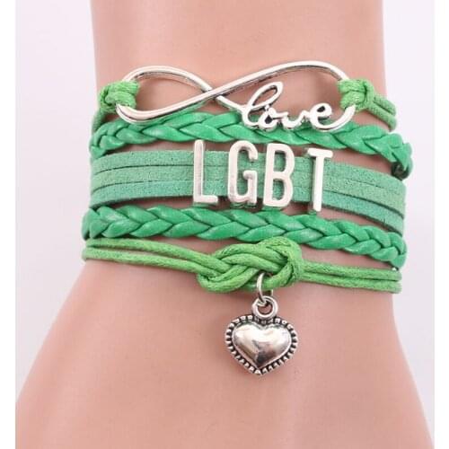 Lgbt Gays Bisexuals Rainbow Pride Colorful Braided Bohemia Bracelets Pansexual Accessories For Men Girls Couple Friends Gifts