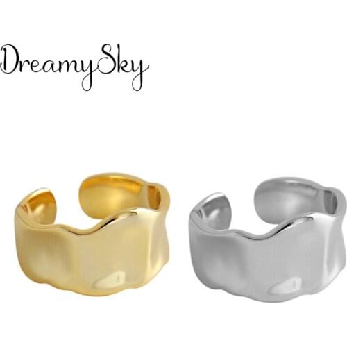 DreamySky Charm Irregular Geometric Finger Ring For Women Men Vintage Boho Knuckle Party Rings Punk Cocktail Jewelry Girls Gift