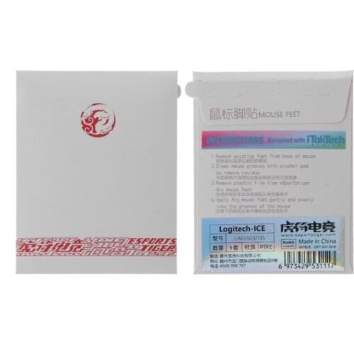 1 Pack Esports Tiger ICE Mouse Skates Feet for G403/ G603/ G703 Mouse Glides G6DC