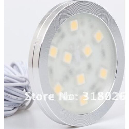 Round Style LED Cabinet Light SMD5050 9leds Dimmable Warm White&White 1pcs/lot