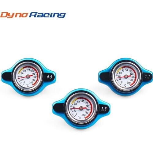 Racing Thermost Radiator Cap Cover With Water Temp gauge 0.9 BAR or 1.1 BAR or 1.3 BAR Cover (Small head) Without Logo
