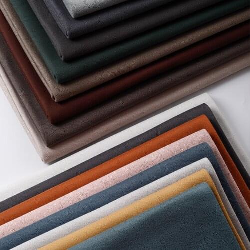 Light Luxury Technology Thickened Fabric Simple Bay Window Cushion Cushion Cover Soft Bag Solid Color Handmade DIY Sofa Fabrics