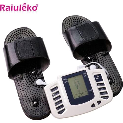 Tens Muscle Stimulator Electric Full Body Massager Scraping Acupuncture Pulse Physiotherapy Machine Ems Health Care Fat Burner