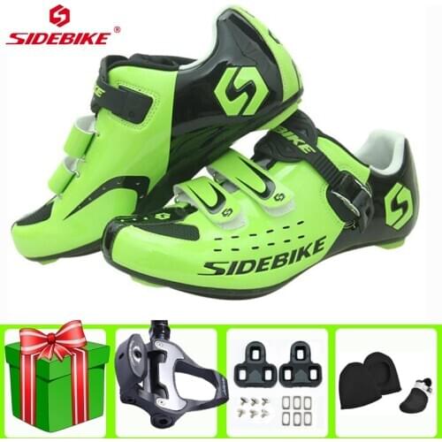 Sidebike Road Cycling Shoes Sapatilha Ciclismo Men Sneakers Racing Bicycle Self-locking Outdoor Athletic Ultralight Bike Shoe