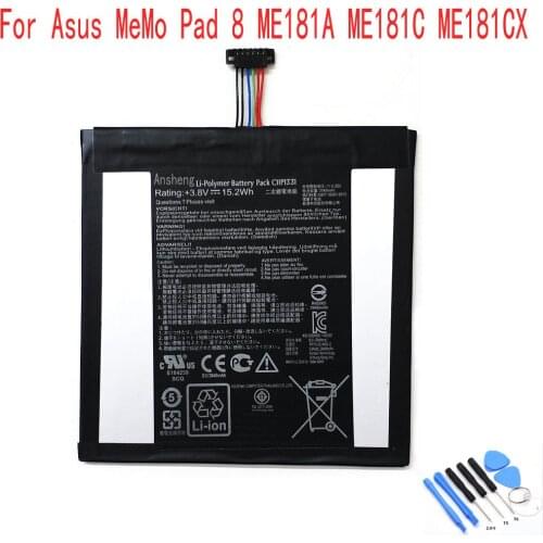 Ansheng Original C11P1329 3940mAh battery For Asus MeMo Pad 8 ME181C ME181CX Mobile phone