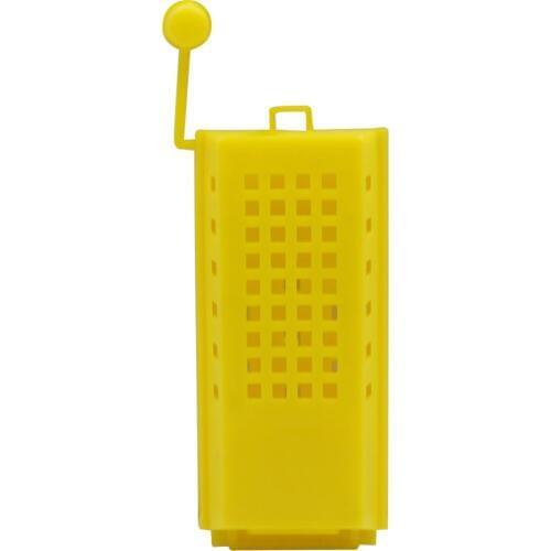 Captivity Bee Queen Beekeeping Yellow Plastic Queen Bee Cage Apiculture Tools Bees Equipment 5 Pcs