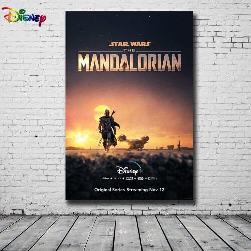 The Mandalorian Season 1 And 2 TV Series Poster Canvas Painting HD Print Living Room Bedroom Decoration Painting Cuadros Decor