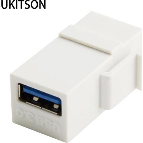 USB3.0 Keystone Modules Female To Female USB Connector Socket For High Speed Data Transfer Adapter