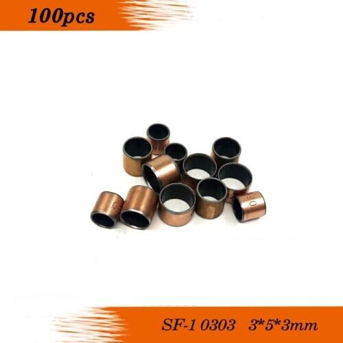 SF-1 0303 Oilless bush DU Self-lubricating bushing Sintered bush Size 3*5*3mm sliding bearing