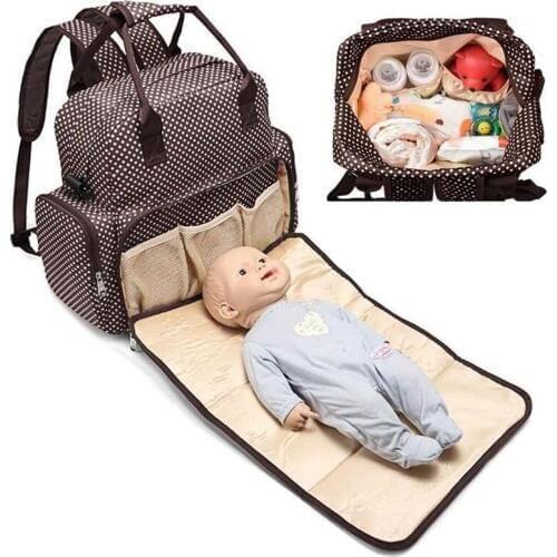 Mummy Bag Backpack Large-Capacity Travel Backpack Feeding Baby Mummy Handbag Baby Care Diaper Bag Diaper Pad Maternity Bag