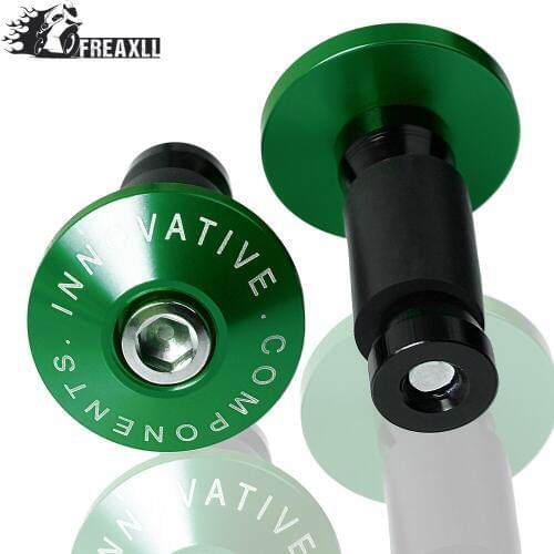 For KAWASAKI NINJA 250R ZX6R 636 ZX6RR ZX10R ZX7R ZX9R ZX12R ZX14R 7/8''22 motorcycle brake cap motocross handle bar grips ends